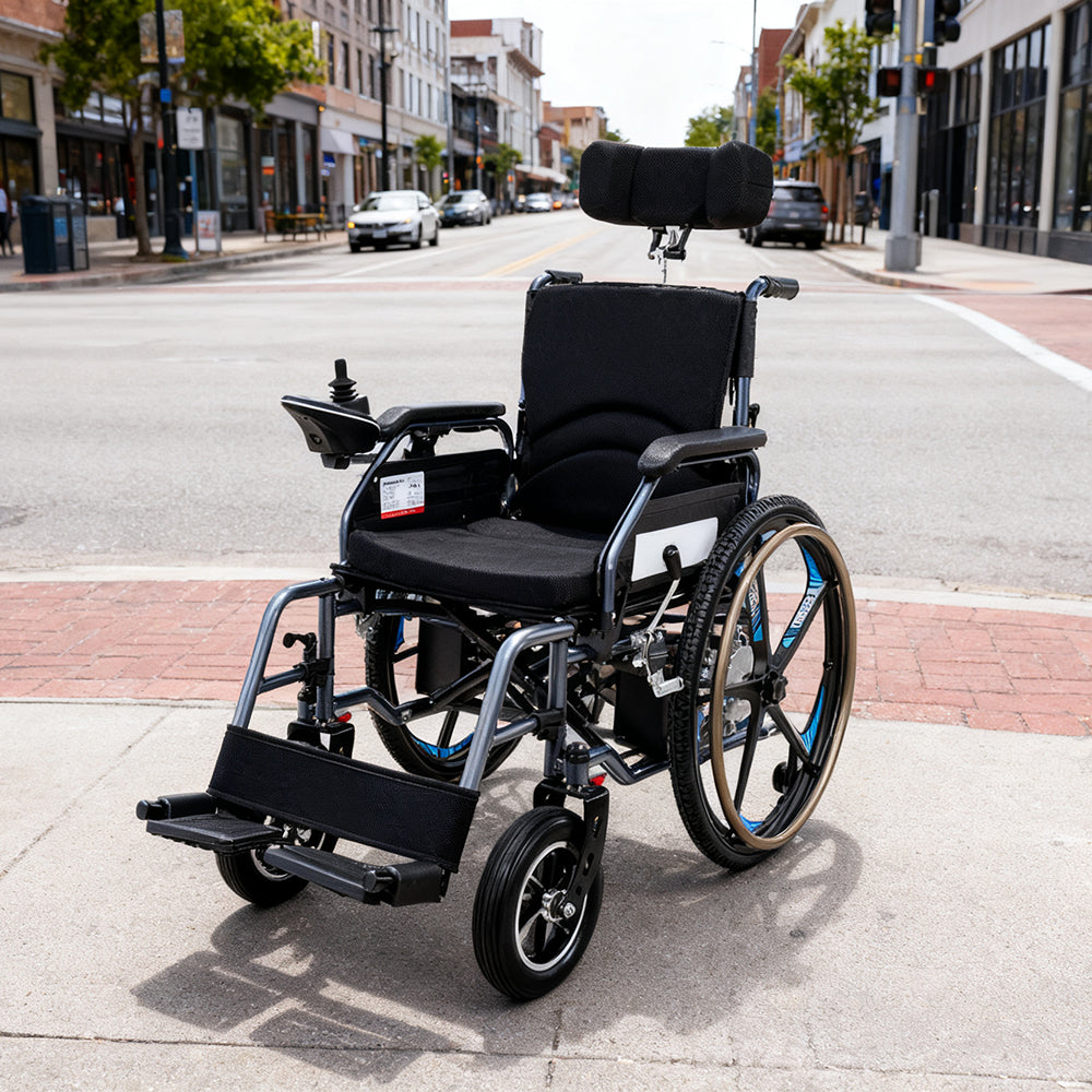 Ergonomic Wheelchair with 12Ah Battery
