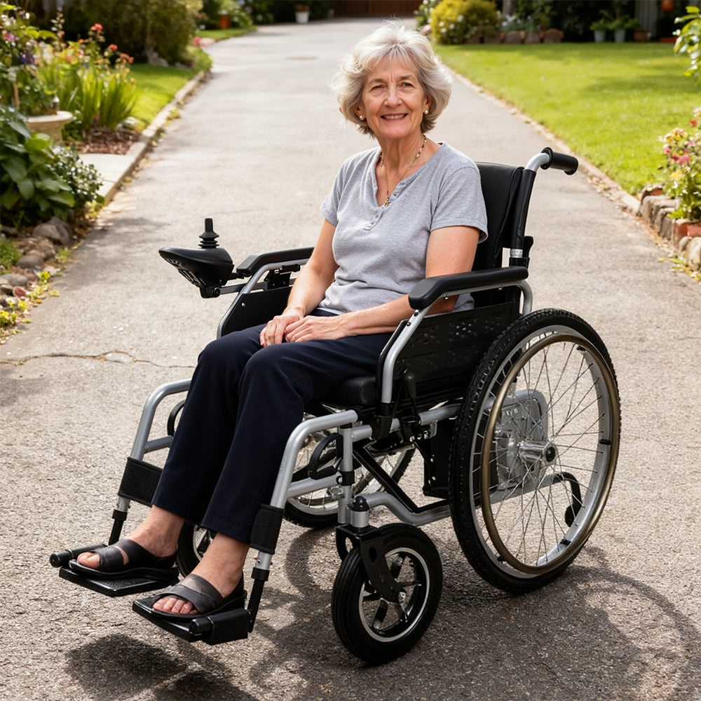 Ergonomic Wheelchair with 12Ah Battery