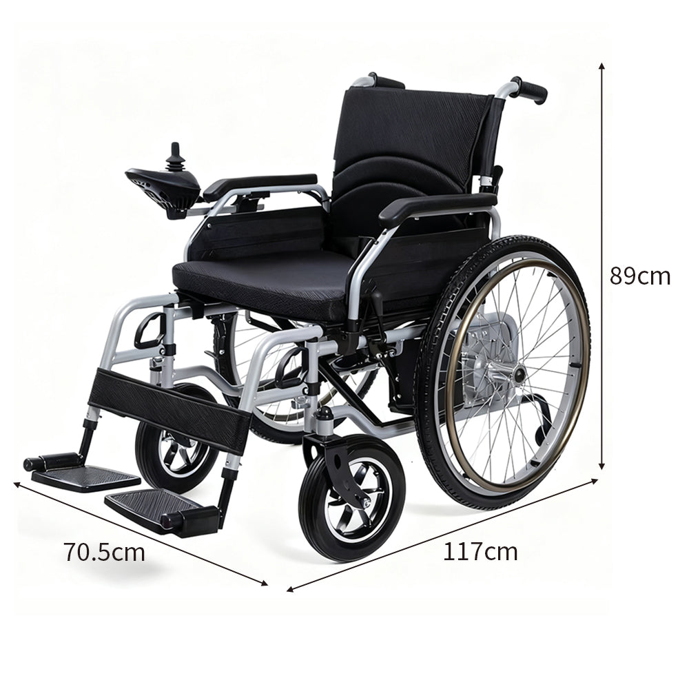 Ergonomic Wheelchair with 12Ah Battery