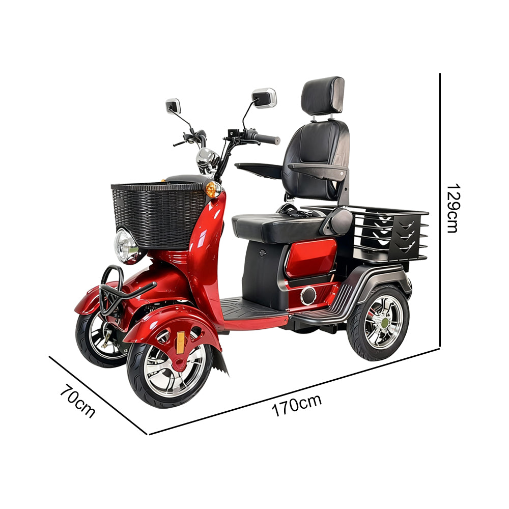 Jemeela XGSY Senior Electric Mobility Scooter 600W 48V 20Ah