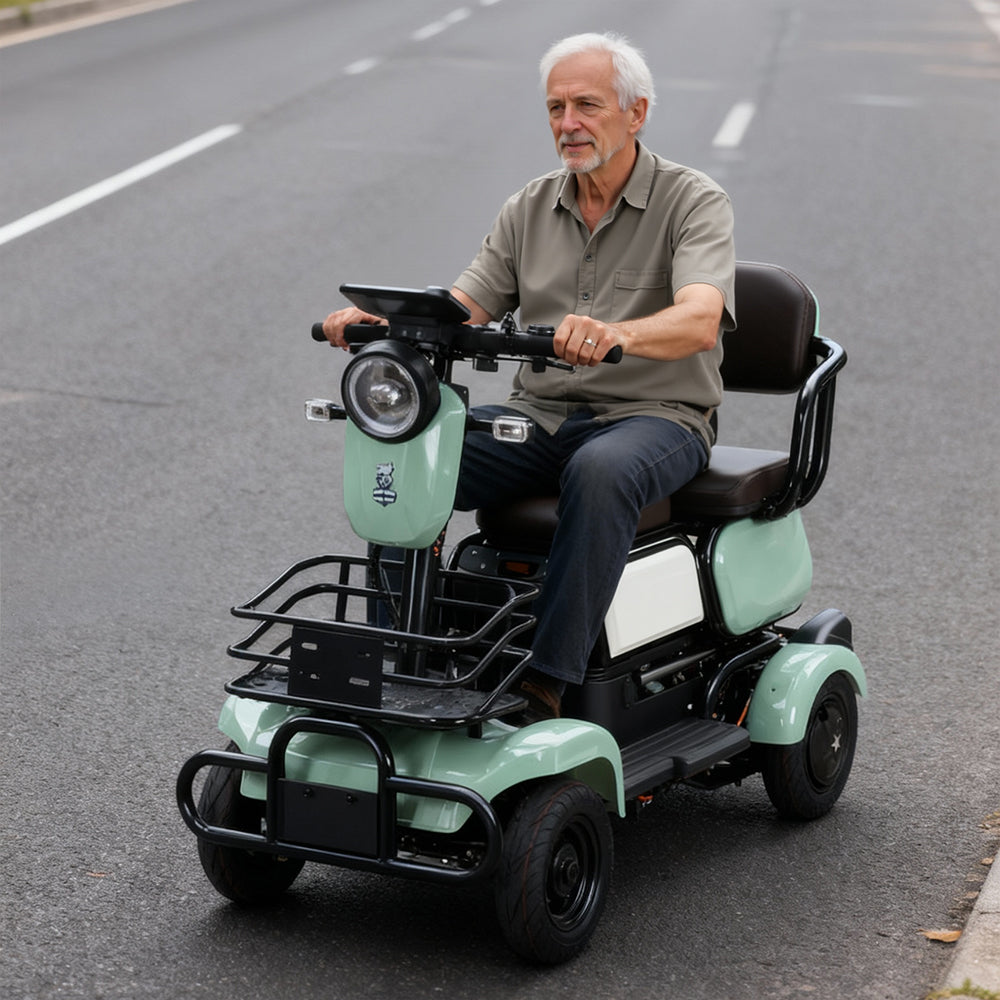 Jemeela M4 4-Wheel Electric Mobility Scooter for Senior, 600W 60V 20Ah