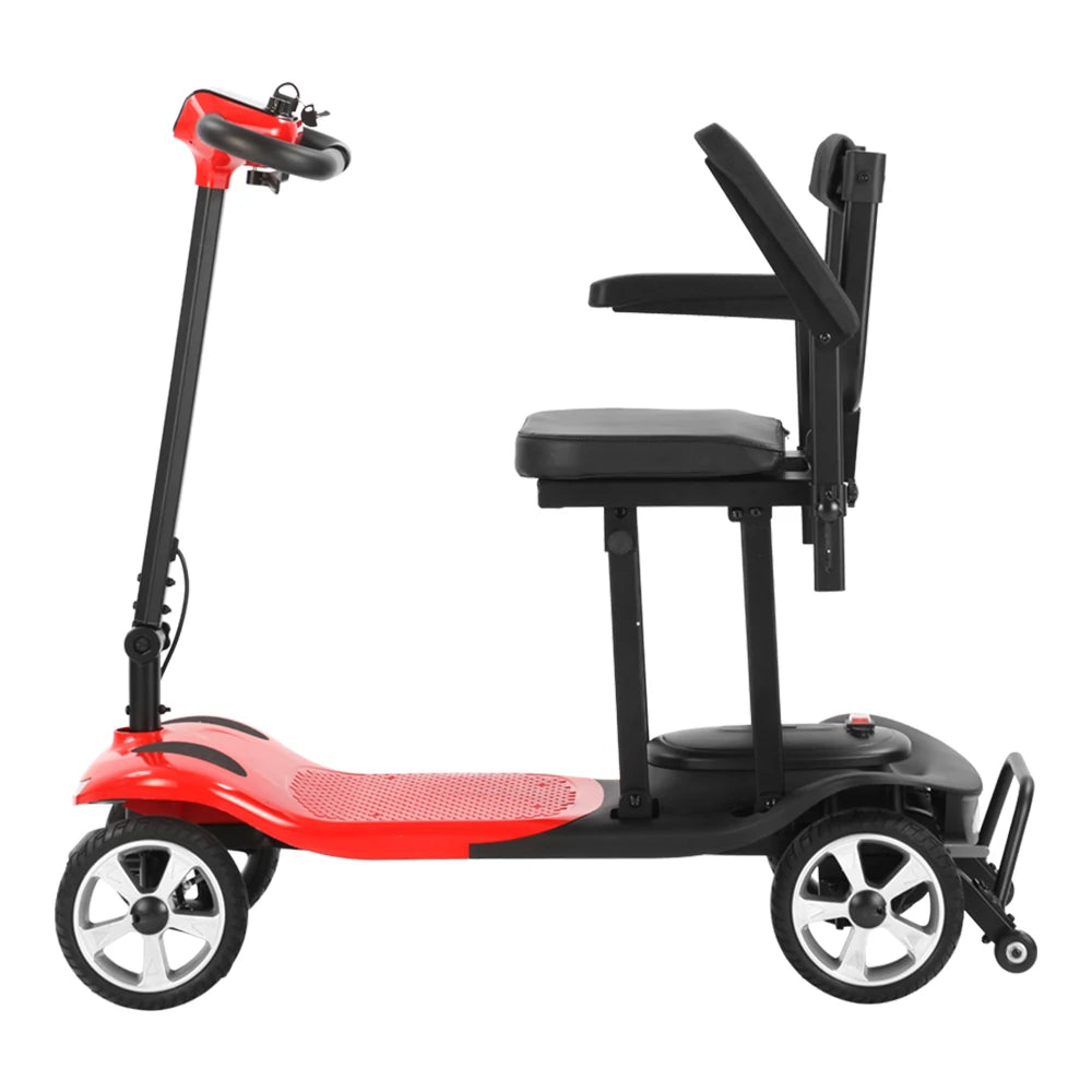 Jemeela MS210 Lightweight Folding Mobility Scooter, 250W, 24V 10.4Ah