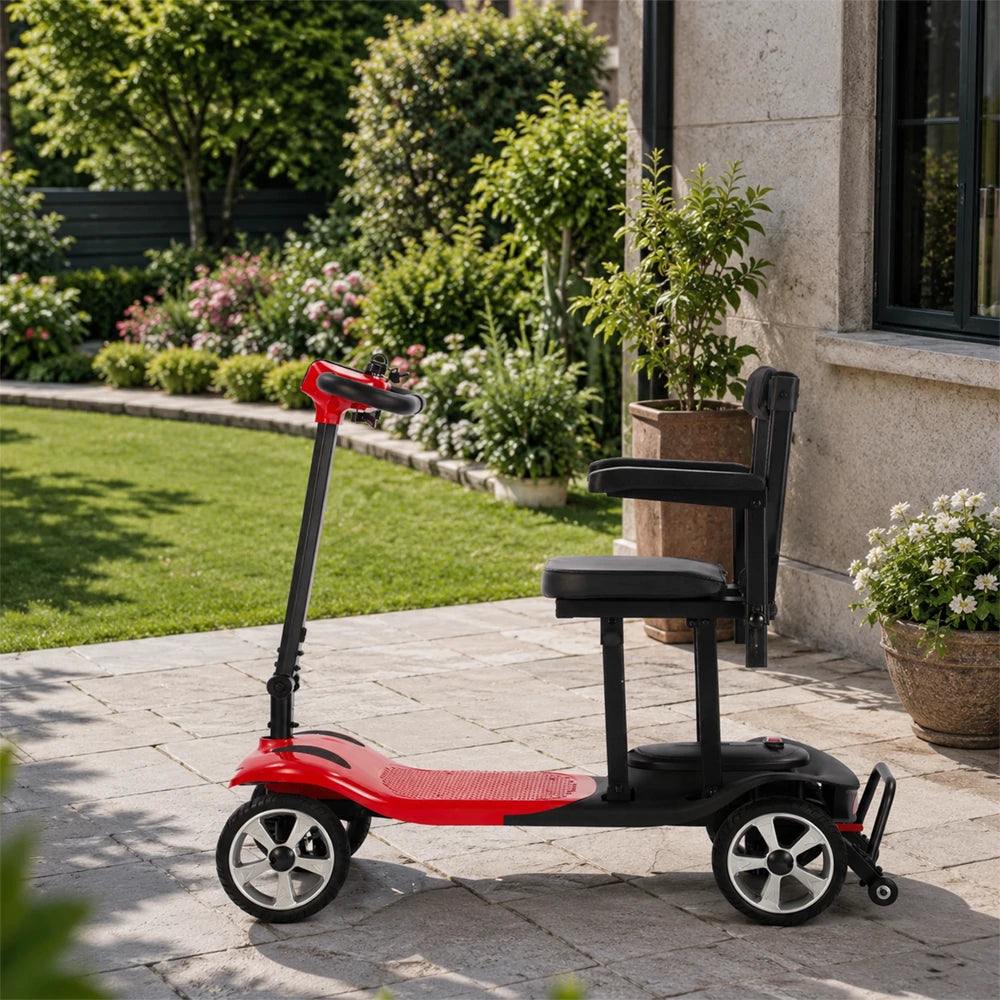 Jemeela MS210 Lightweight Folding Mobility Scooter, 250W, 24V 10.4Ah