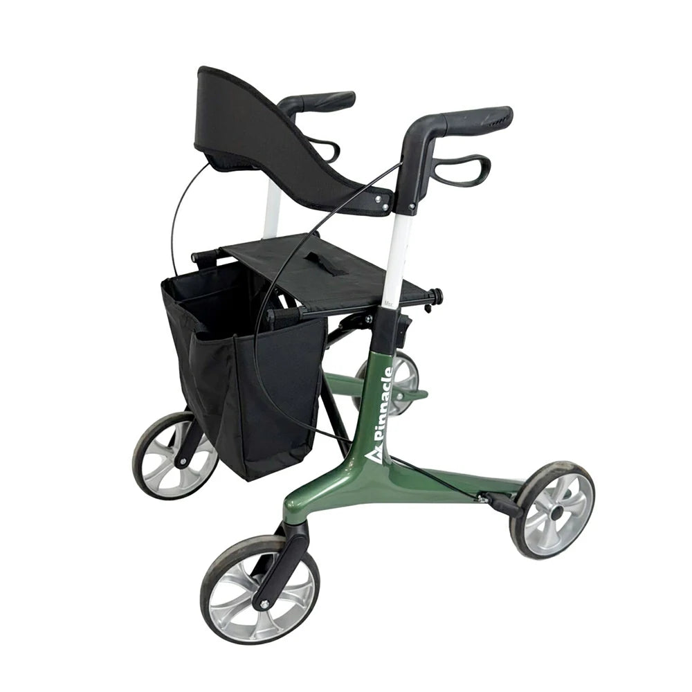 PINNACLE Ultraflex Carbon Fiber Rollator, Max Load 150 kg