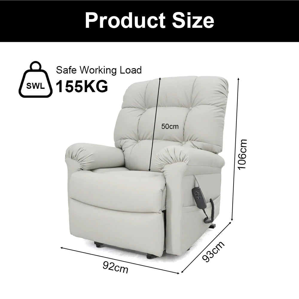 COMFORT CARE Cloud Lift Recliner with Dual-Motor, Max Load 155 kg