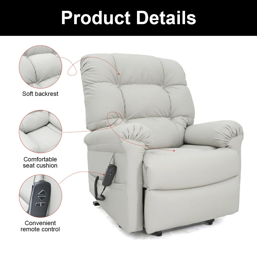 COMFORT CARE Cloud Lift Recliner with Dual-Motor, Max Load 155 kg