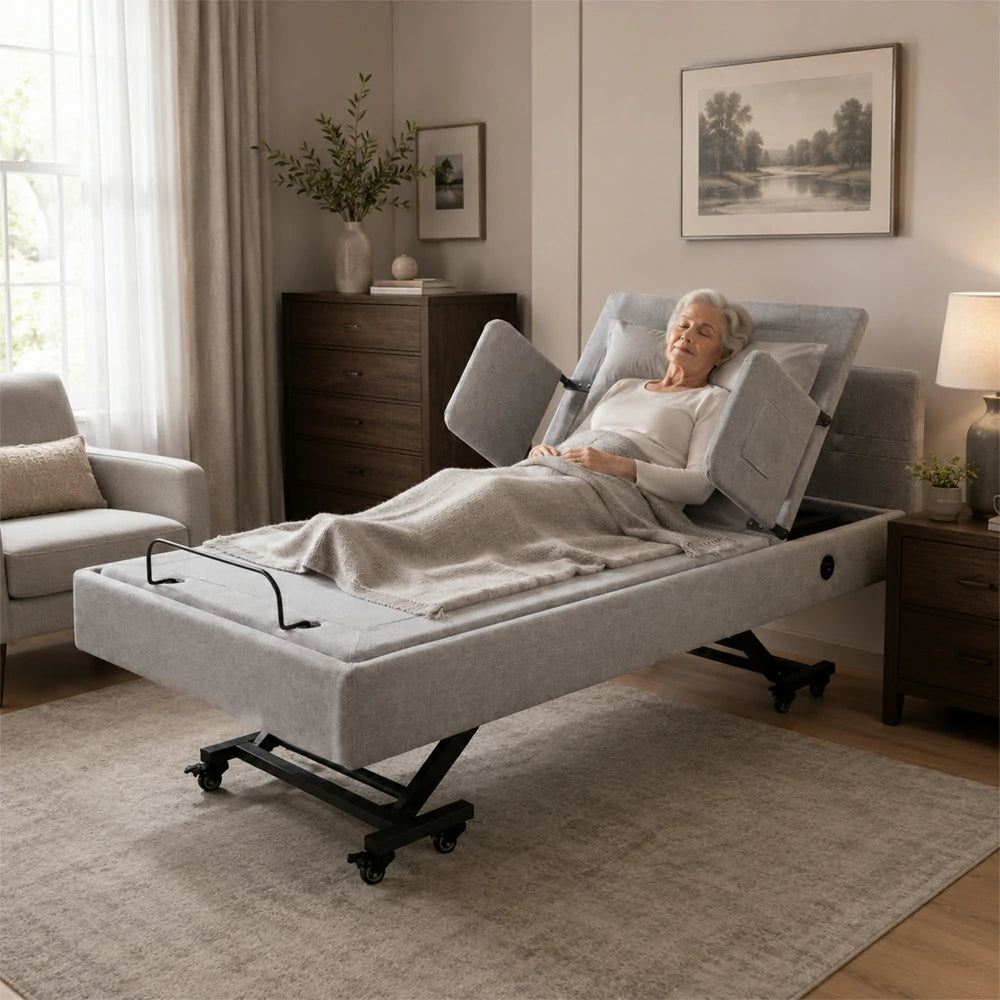 COMFORT CARE Dreame Lo-Lo Electric Adjustable Bed for Senior