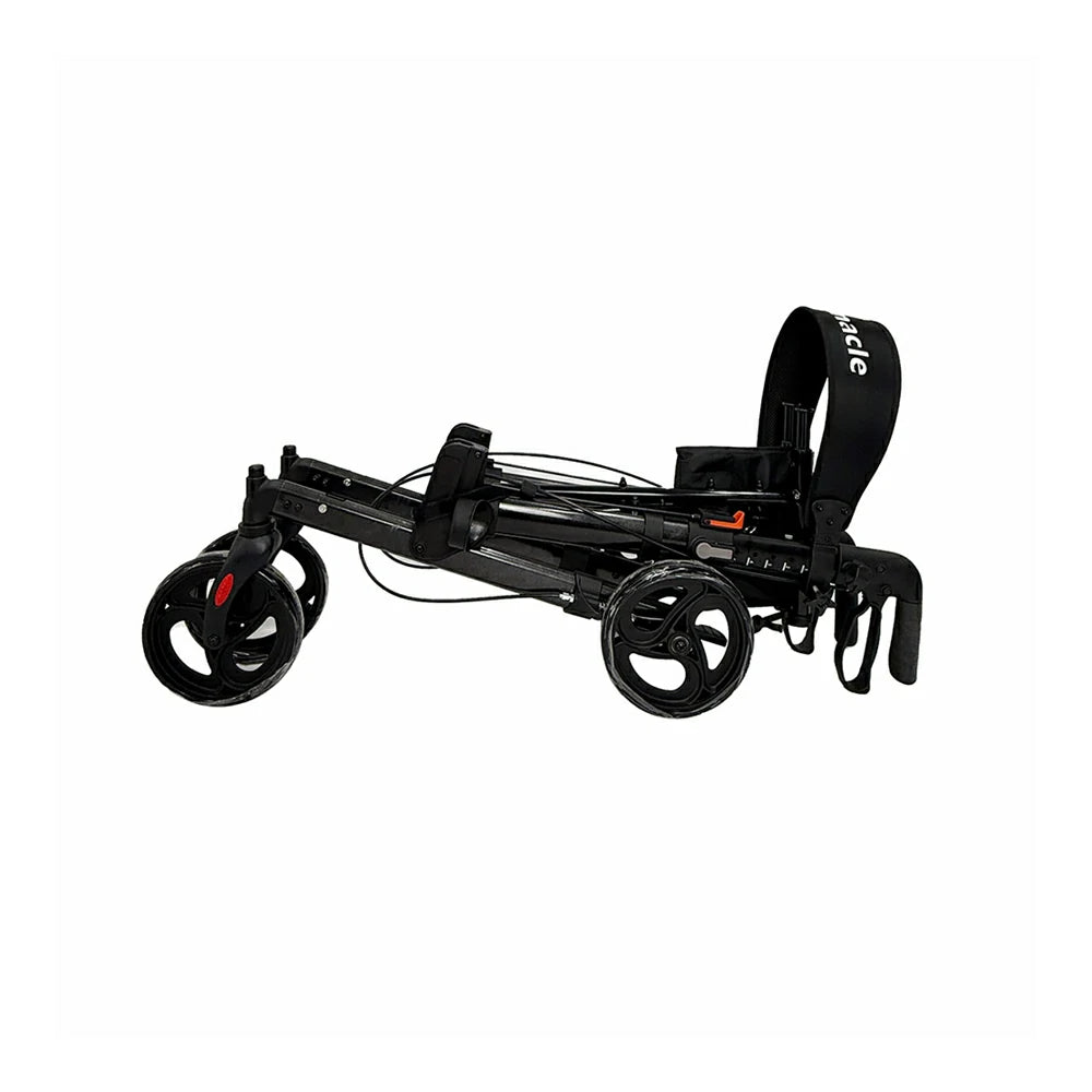 PINNACLE SteadyStep Double Fold Rollator, Aluminium