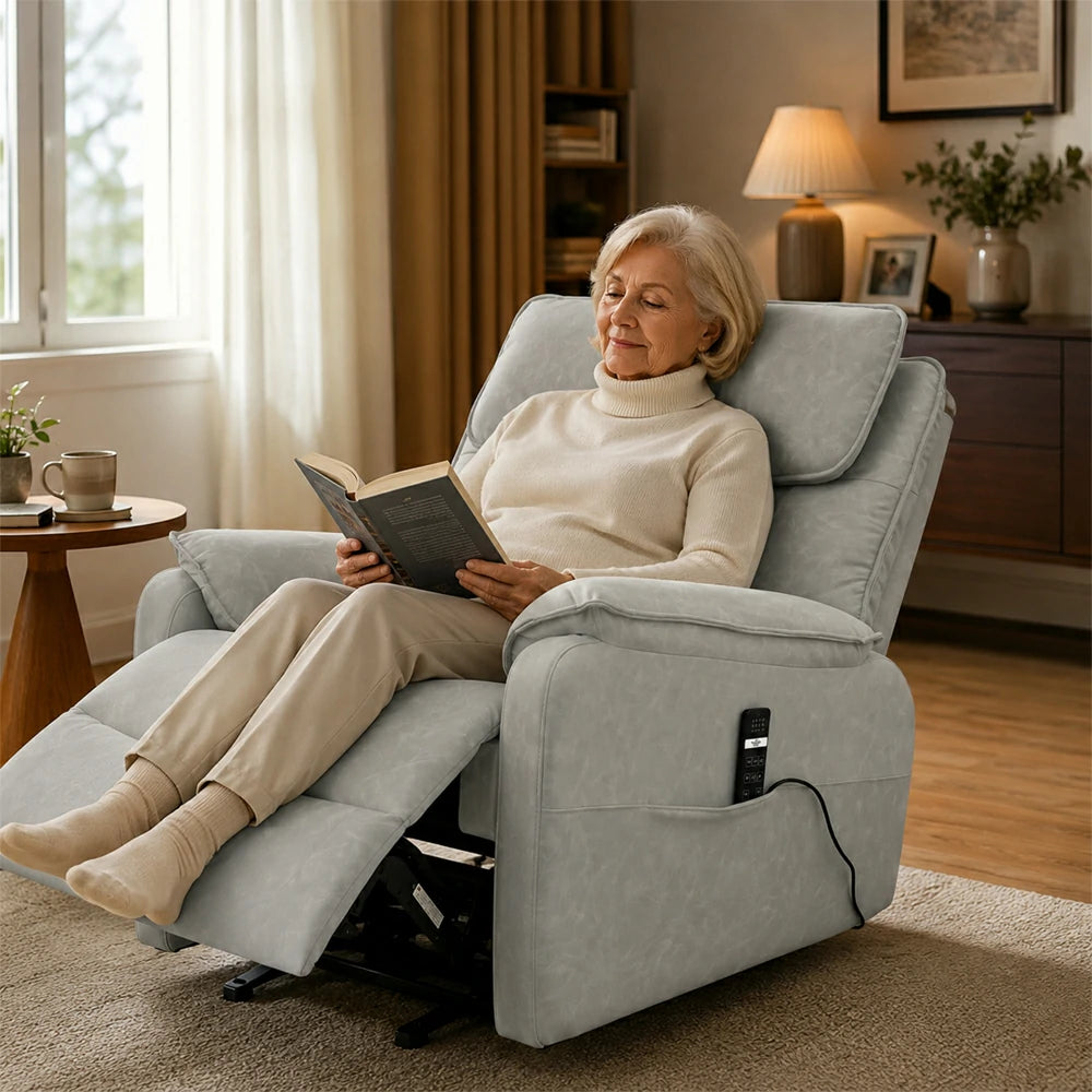 COMFORT CARE ZEN Dual Motor Massage Lift Recliner, Max Load 130 kg