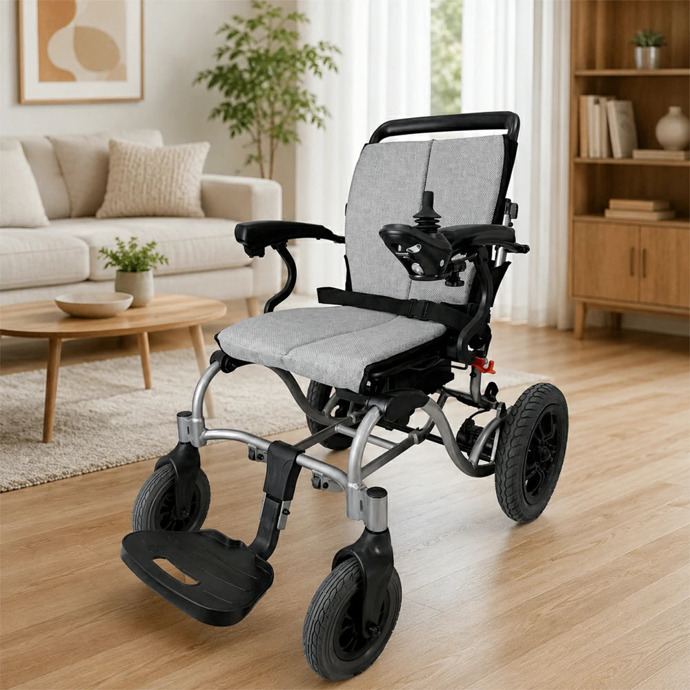 PINNACLE Glide Electric Wheelchair with Foldable Aluminium Frame