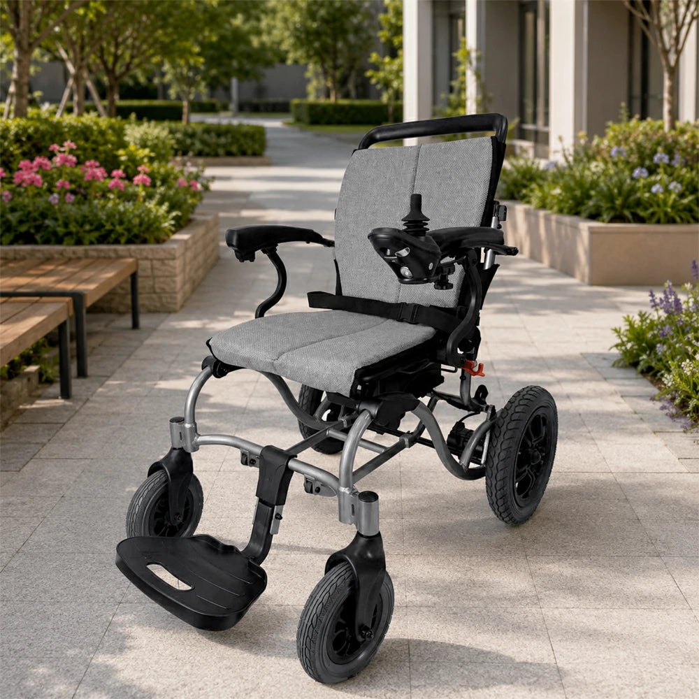 PINNACLE Glide Electric Wheelchair with Foldable Aluminium Frame