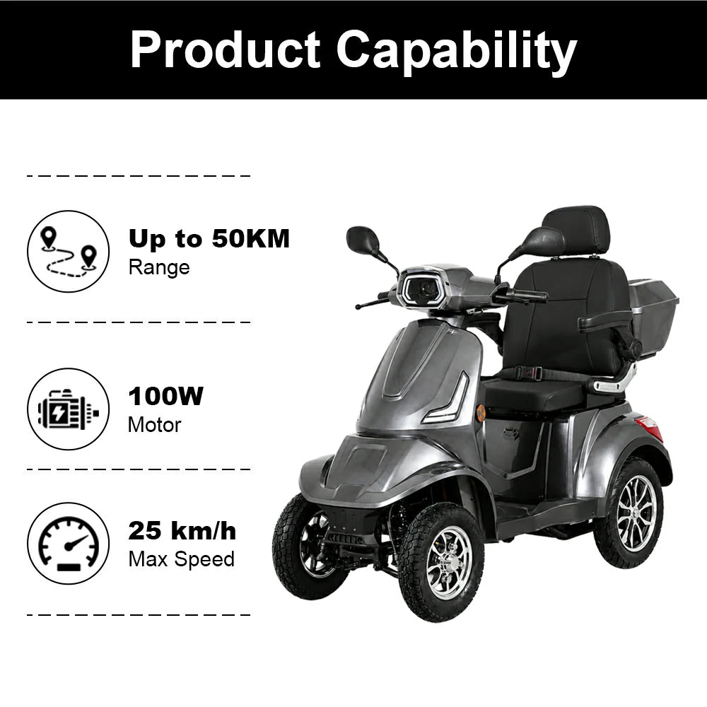 Jemeela SN4LN Electric Mobility Scooter, 1000W, 25km/h