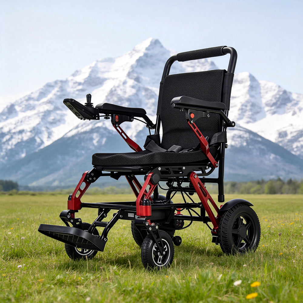 Eeeza Foldable Magnesium Alloy Electric Wheelchair With Brushless Motor
