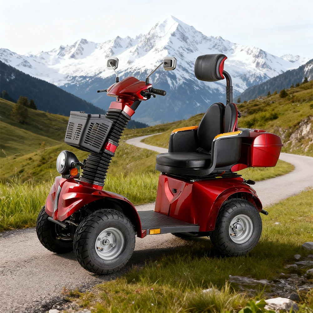 Jemeela DJD Adjustable Electric Mobility Scooter, 1000W 60V 20Ah
