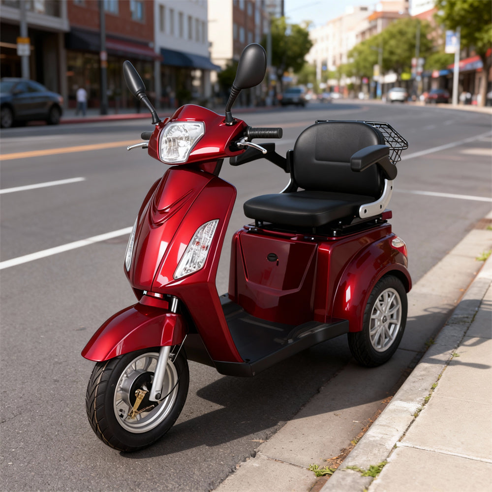 Jemeela F10 Electric Tricycle, 500W 60V 20Ah, Max Range 60km, 25km/h