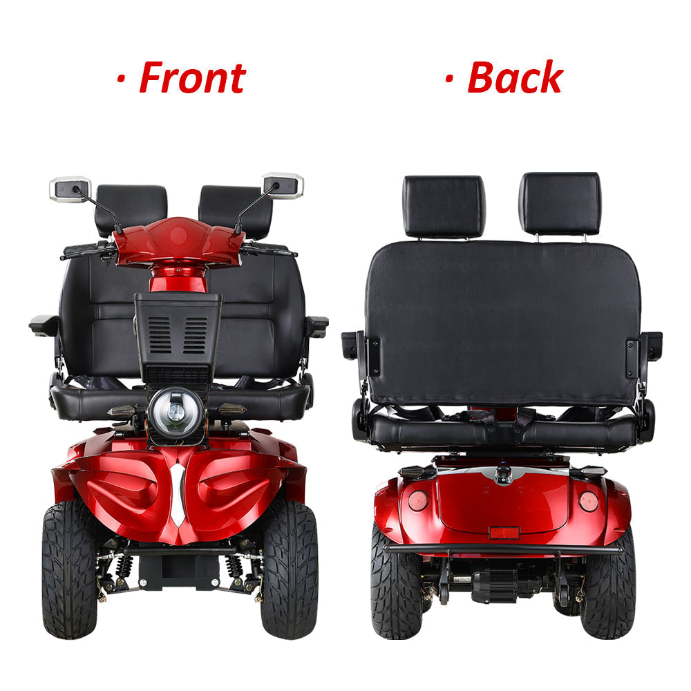Jemeela B56B Duo Electric Mobility Scooter, 800W 60V 20Ah