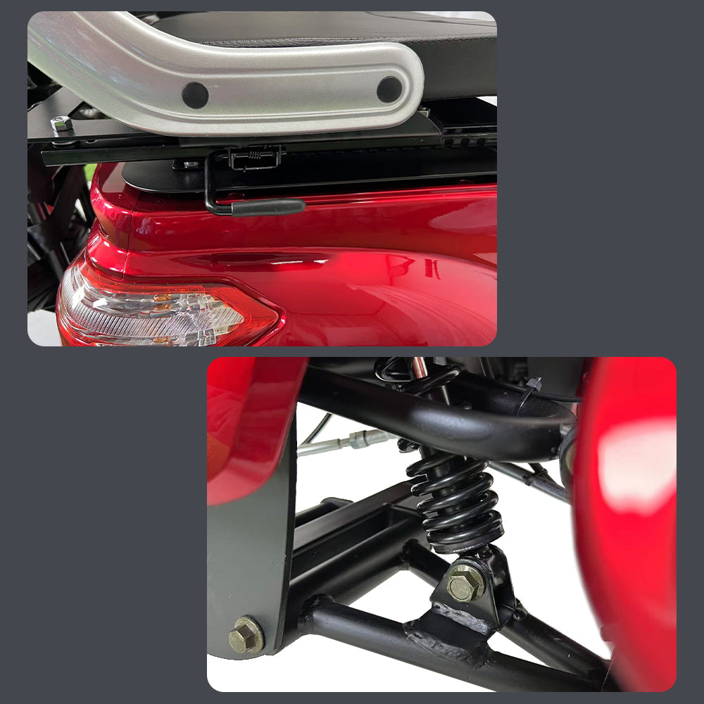 Jemeela 2D4L Electric Mobility Scooter With Golf Ball Rack, 500W 60V 2
