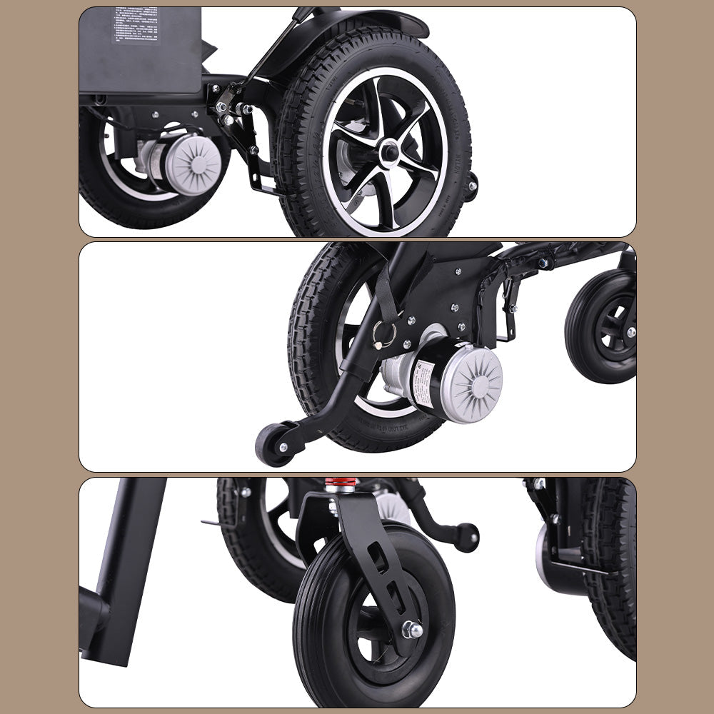Eeeza BW01 Foldable and Portable Electric Wheelchair, 1-6km/h, 24V10A