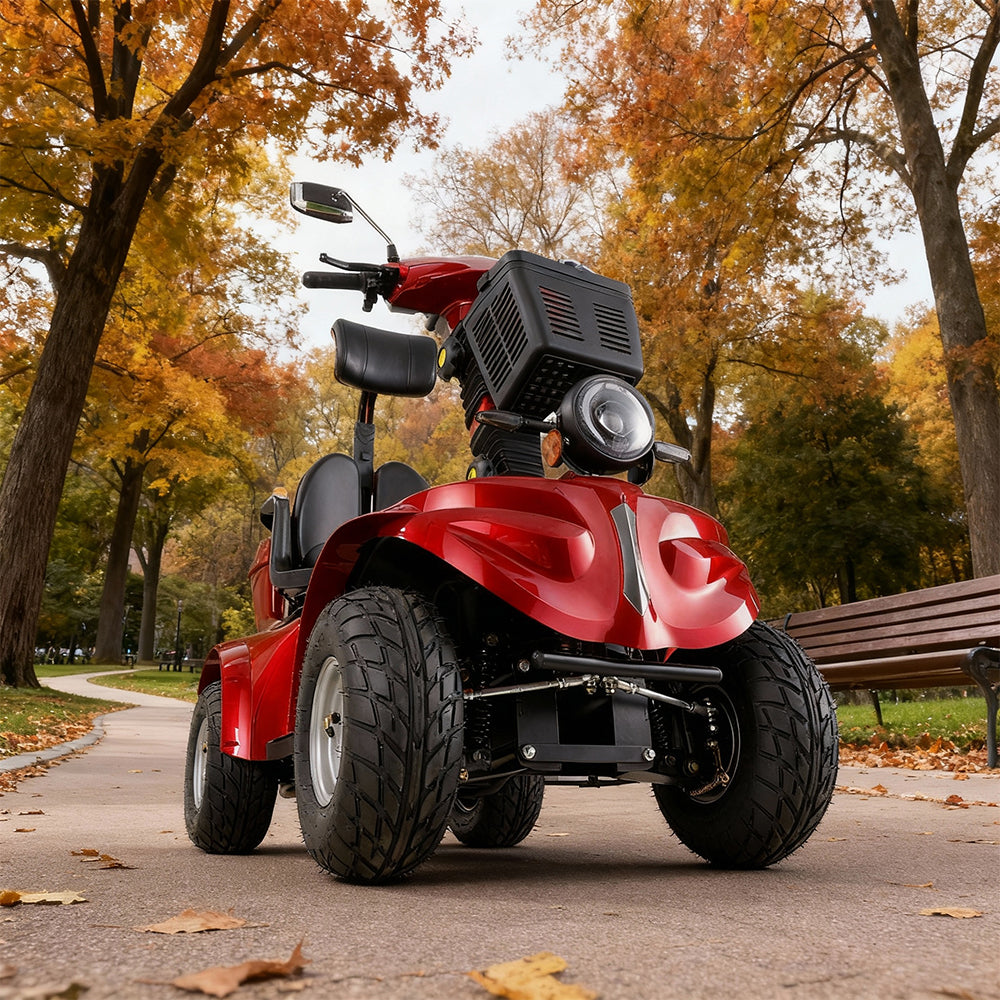 Jemeela DJD Adjustable Electric Mobility Scooter, 1000W 60V 20Ah
