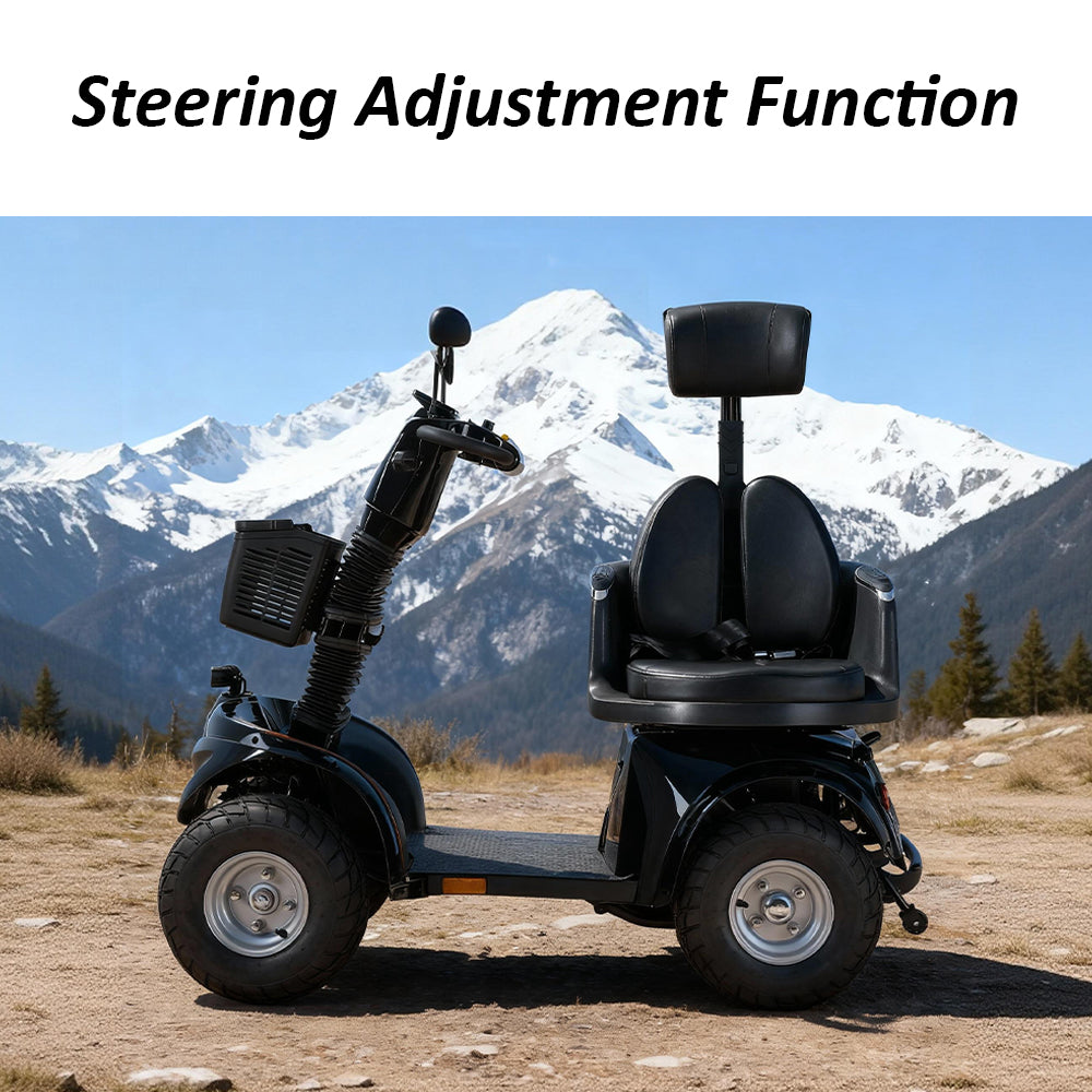 Jemeela DJD2D Foldable Electric Mobility Scooter, 1000W 60V 20Ah