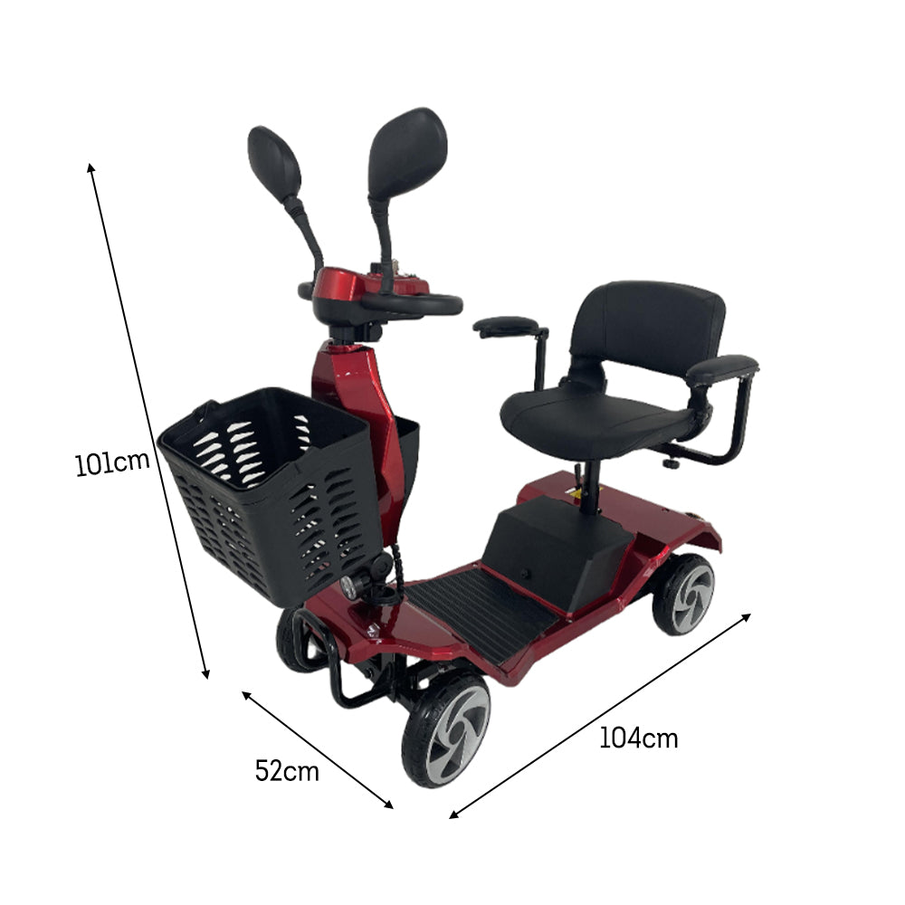 Jemeela Y3 Foldable Electric Mobility Scooter, 250W 24V 20Ah
