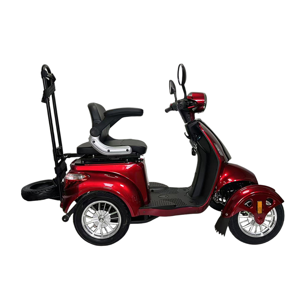 Jemeela 2D4L Electric Mobility Scooter With Golf Ball Rack, 500W 60V 2