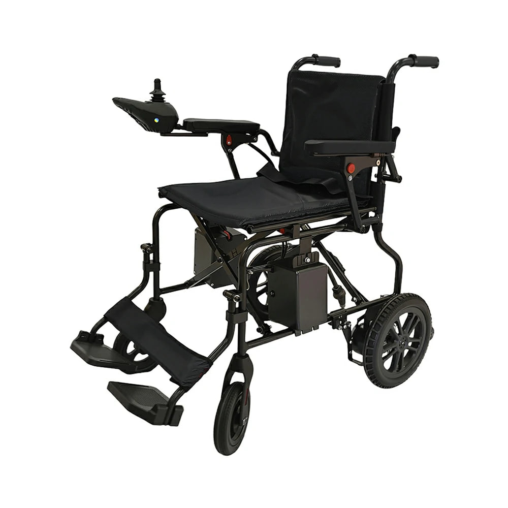 Jemeela WD601 Foldable Electric Wheelchair for Senior, 6km/h, 24V12Ah