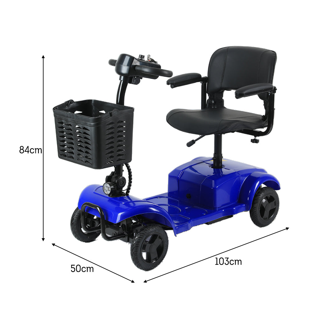 Eeeza Foldable Electric Mobility Scooter – 250W Power with 24V 12Ah Battery for Everyday Freedom