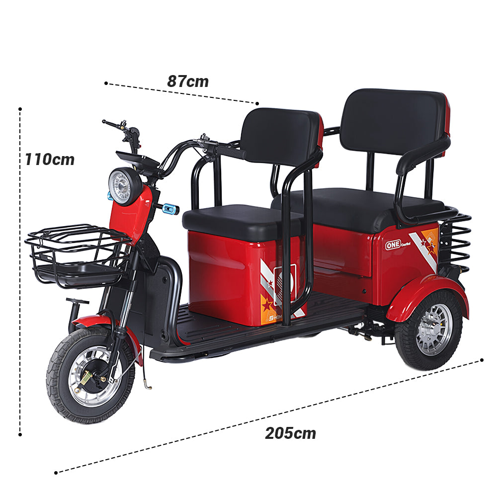 Eeeza 600W 60V 20Ah Electric Senior Mobility Scooter