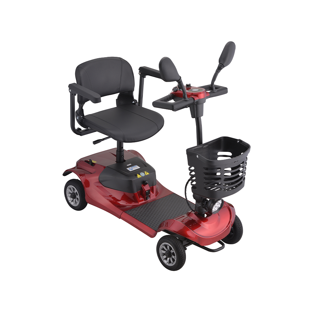 Eeeza Compact Mobility Scooter – Solid Tires, 150kg Load for Everyday Errands