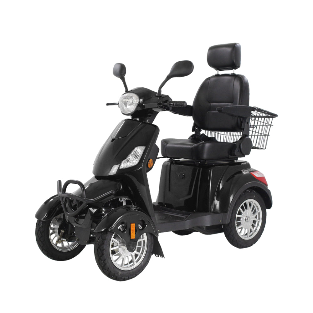 Eeeza 4-Wheel Electric Mobility Scooter with 3 Selectable Speed Modes and 500W Motor, 150kg Max Load