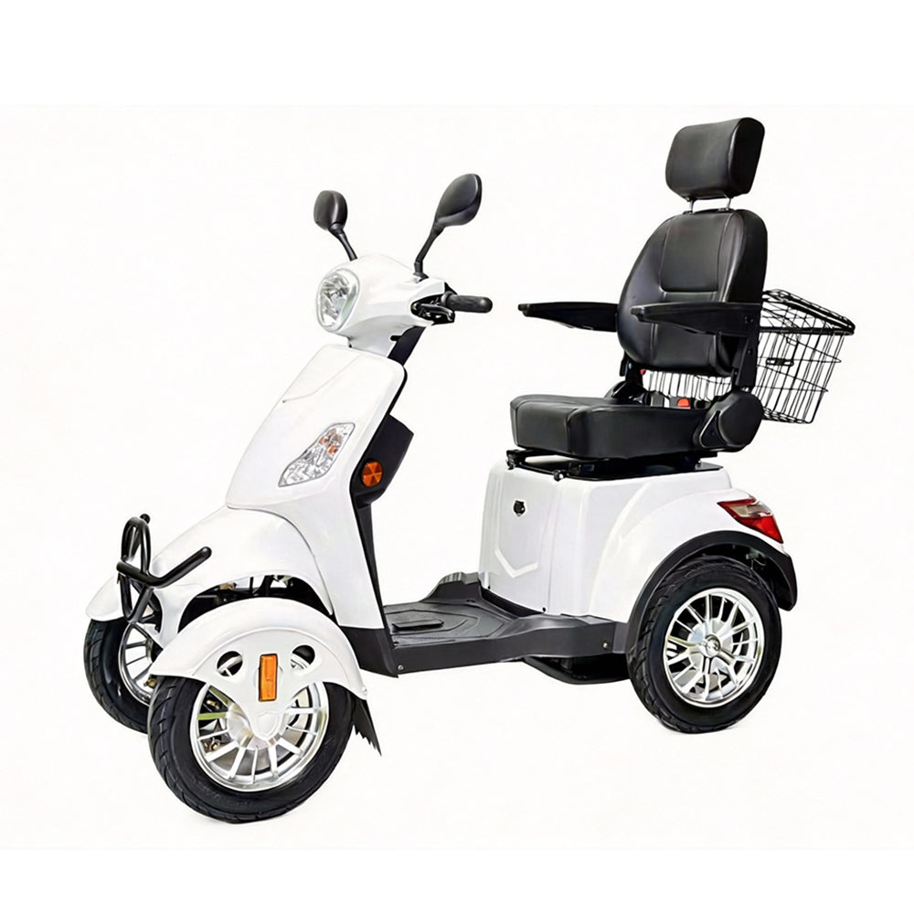 Eeeza 4-Wheel Electric Mobility Scooter with 3 Selectable Speed Modes and 500W Motor, 150kg Max Load