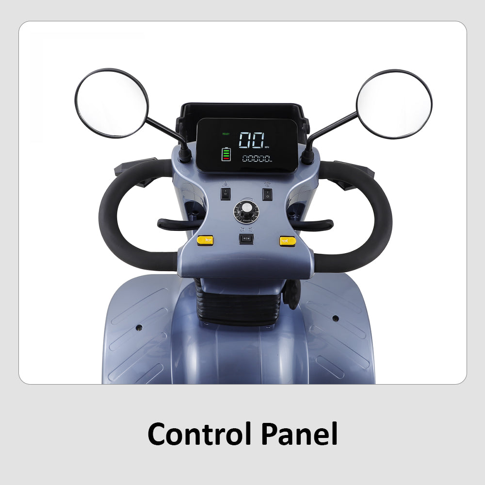 Jemeela BSHC Adjustable Electric Mobility Scooter, 500W 48V 20Ah