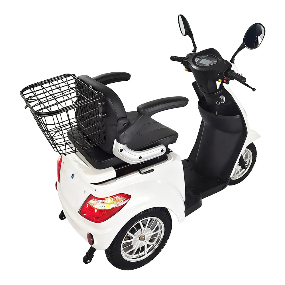Jemeela F10 Electric Tricycle, 500W 60V 20Ah, Max Range 60km, 25km/h