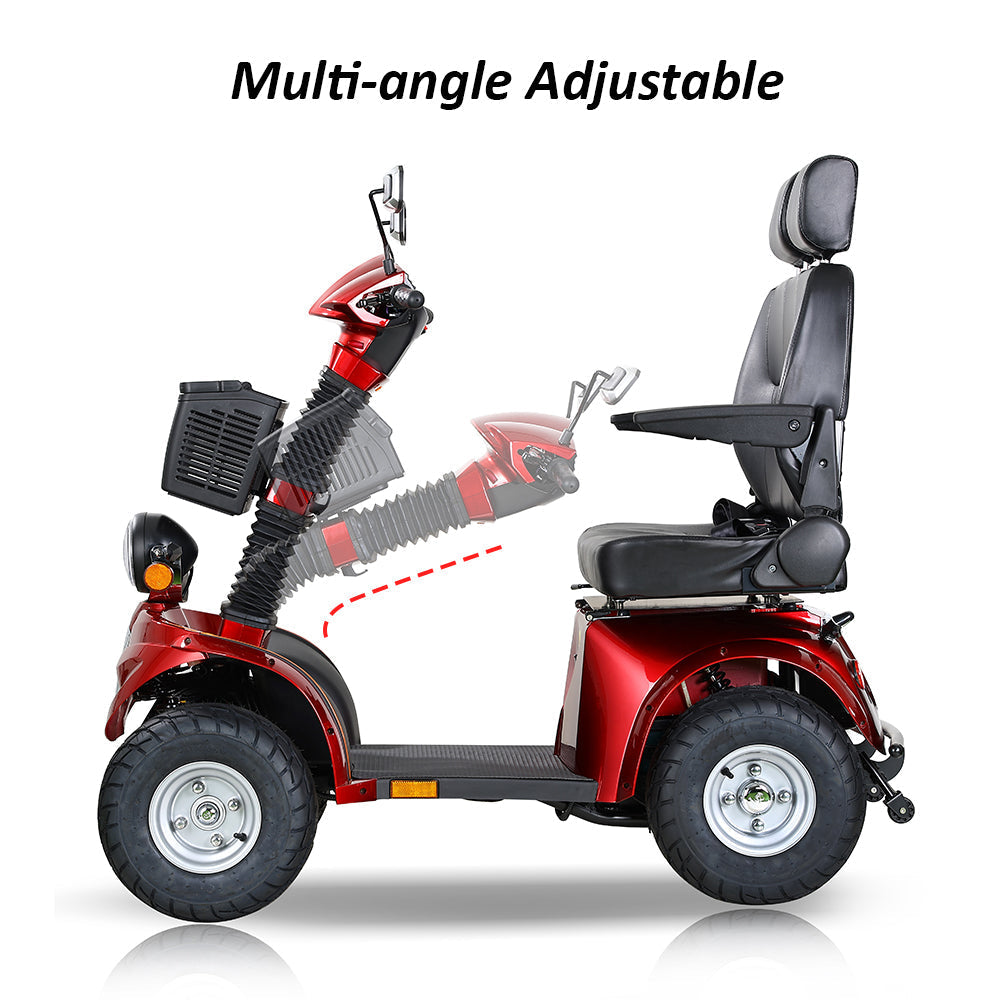 Jemeela B56B Duo Electric Mobility Scooter, 800W 60V 20Ah