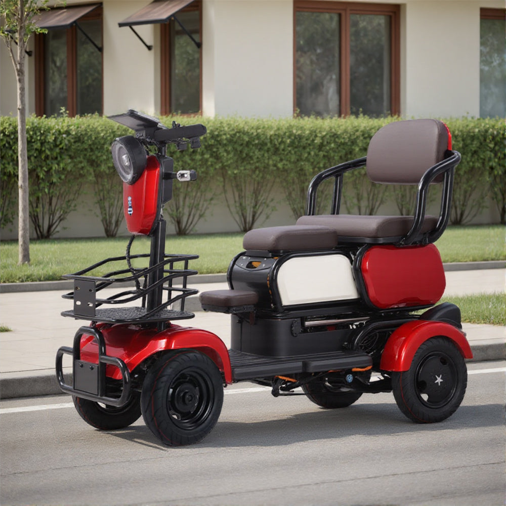 Jemeela M4 4-Wheel Electric Mobility Scooter for Senior, 600W 60V 20Ah