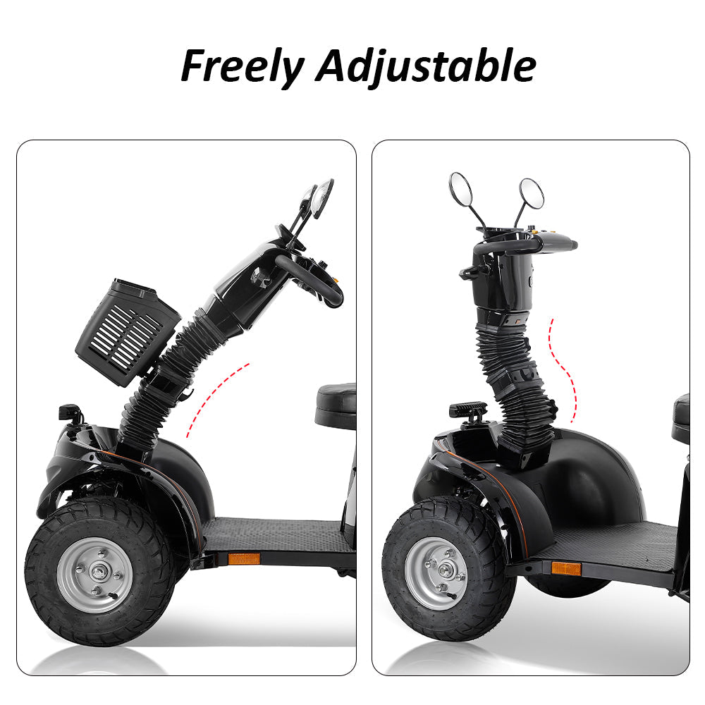 Jemeela DJD2D Foldable Electric Mobility Scooter, 1000W 60V 20Ah