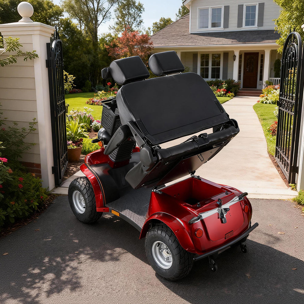 Jemeela B56B Duo Electric Mobility Scooter, 800W 60V 20Ah