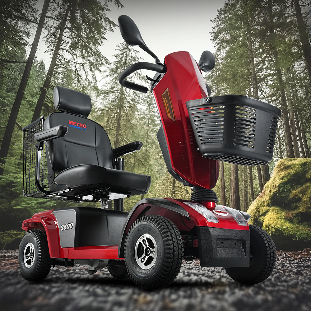METRO W429P Foldable Electric Mobility Scooter, 500W 24V 52Ah