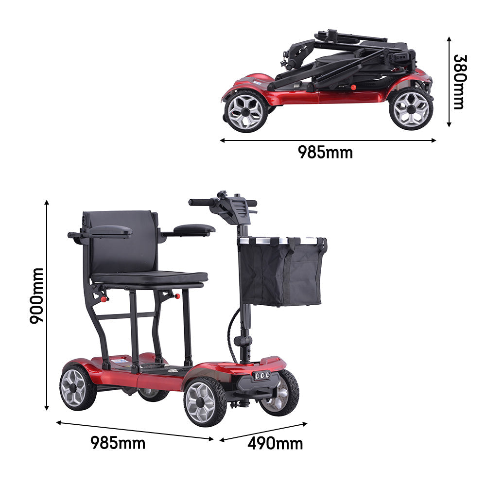 Eeeza 270W 24V 12Ah Foldable Electric Mobility Scooter