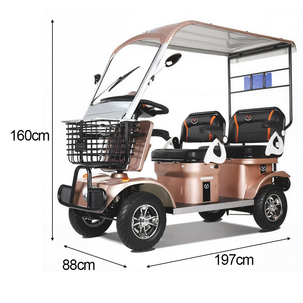 Eeeza E60 Electric Mobility Scooter with Long-Range, 650W 60V 20Ah