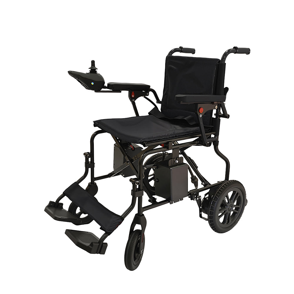 Jemeela WD601 Foldable Electric Wheelchair for Senior, 6km/h, 24V12Ah