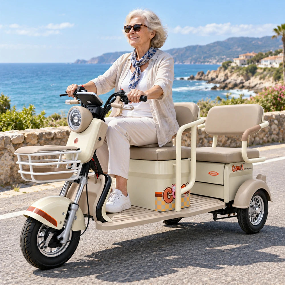 Jemeela C6 Electric Mobility Scooter, Max Range 35km, 800W 60V 20Ah