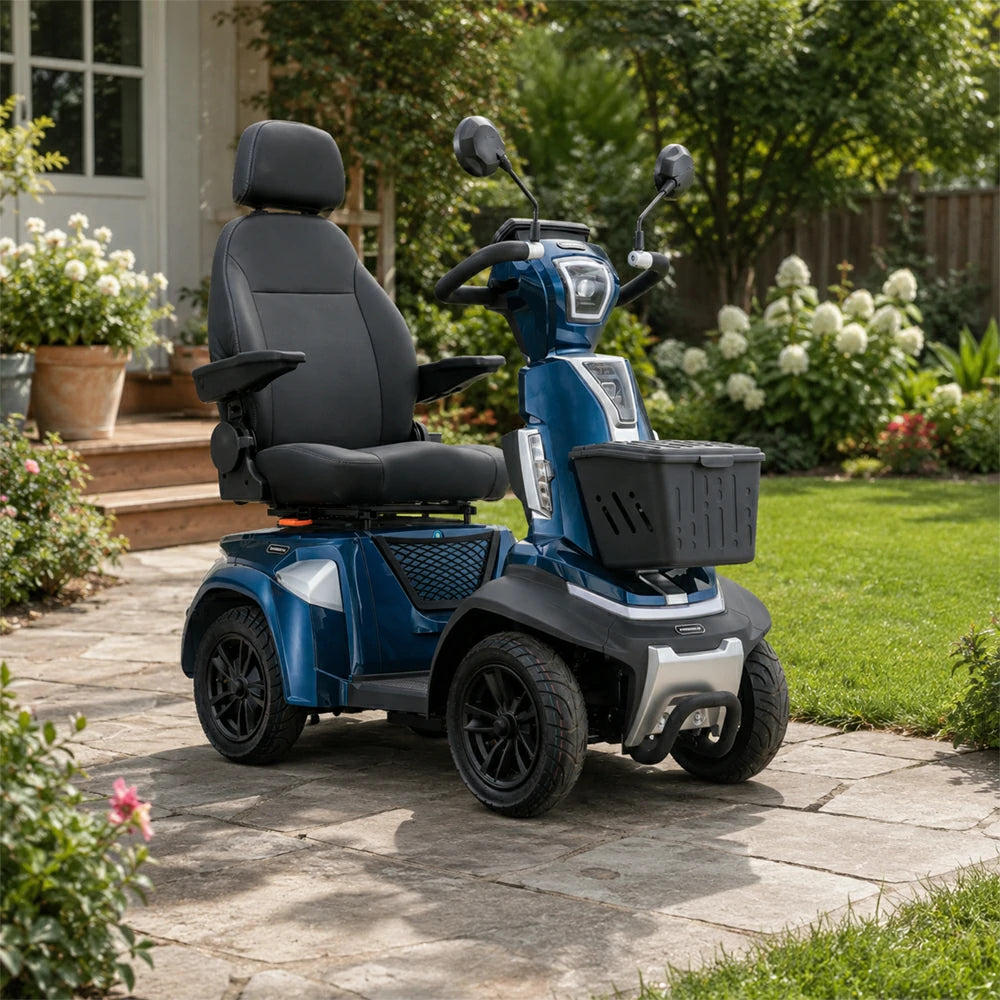 Jemeela SPT3 4-Wheel Electric Mobility Scooter, 500W 48V 12Ah