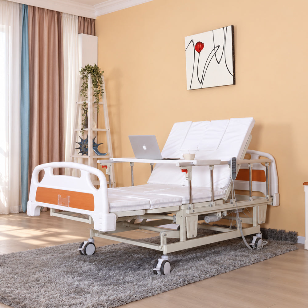 Jemeela Electric Nursing Bed with Latex Mattress for Home Care