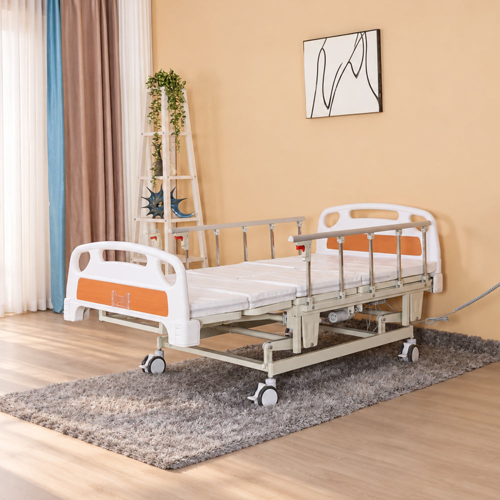 Jemeela Electric Nursing Bed with Latex Mattress for Home Care