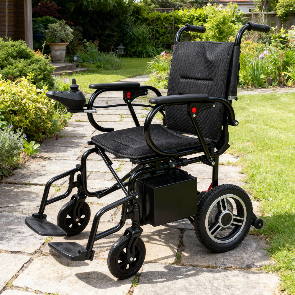 Jemeela N80012 Foldable and Portable Electric Wheelchair, 500W 24V 12A