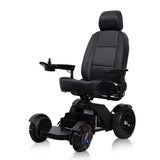 High-end ergonomically designed leather wheelchair