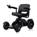 High-end ergonomically designed leather wheelchair