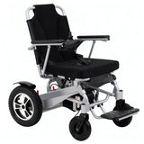 Electric wheelchair with aluminum alloy frame